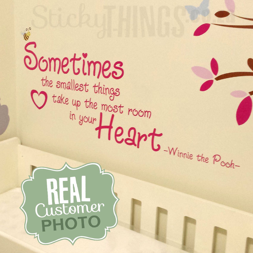 Winnie The Pooh Wall Sticker Quote Stickythings Co Za