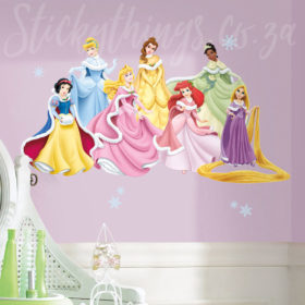 Disney Winter Princesses Wall Stickers - Disney Princesses Wall Decals