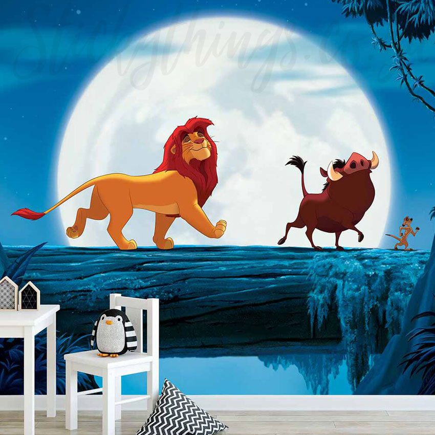Lion King Wall Mural - Disney Hakuna Matata Wallpaper Mural