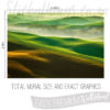 Size and Exact Graphics of Giant Hills Wallpaper Mural