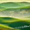 Rich Green Mountains Bedroom Wall Mural close up
