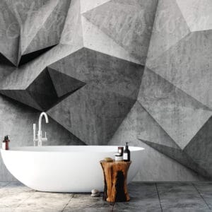 This image features our 3D Concrete Wall Mural