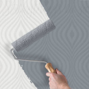 Paintable Curvy Textured Wallpaper