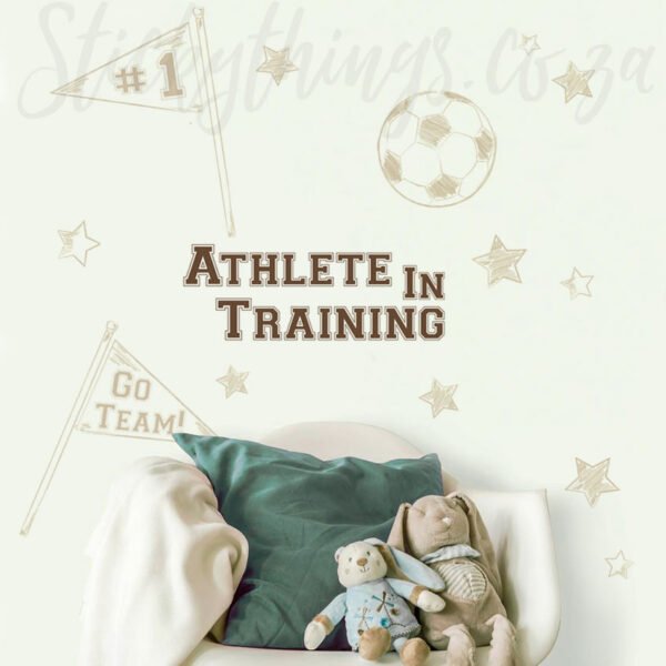 Athlete in Training Wall Decal