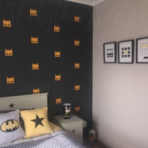 Batman Masks Wall Pattern Sticker