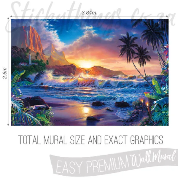 Hanna's Gate Wall Mural - Seashore Landscape Wallpaper Mural - Image 6
