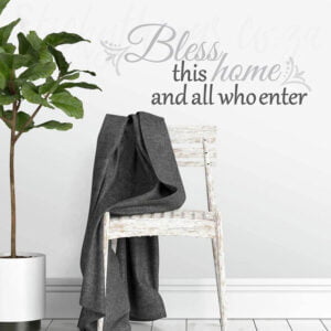 Bless This Home Wall Decal