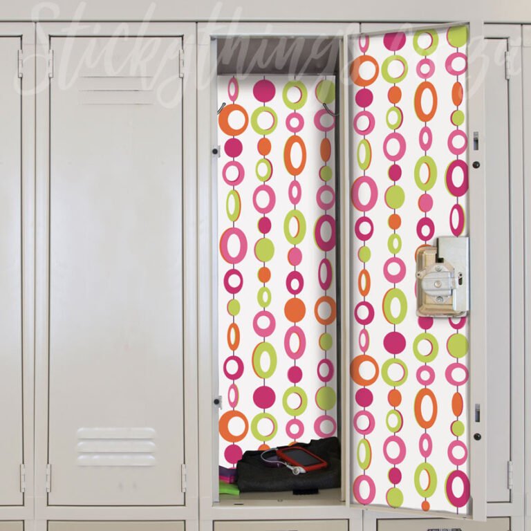 bright beads locker skin in pink and greens