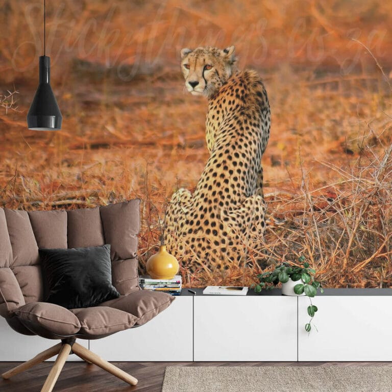Cheetah Wall Mural