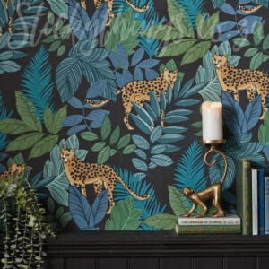 cheetahs in the jungle wallpaper in colour