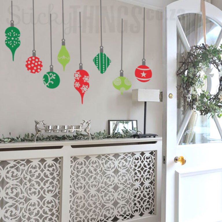 christmas decorations wall art