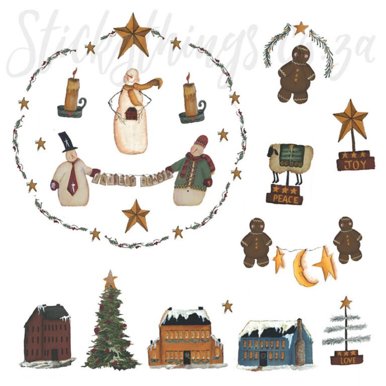 Re-usable Christmas Wall Art