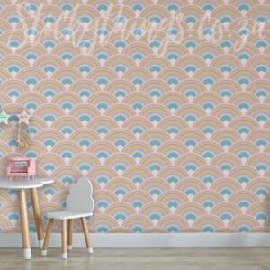 retro rainbows wallpaper