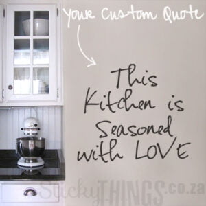 Custom Wall Sticker Quote