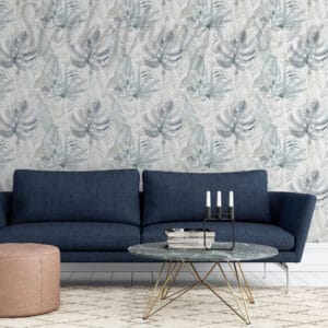 This image features our distressed leaves wallpaper.