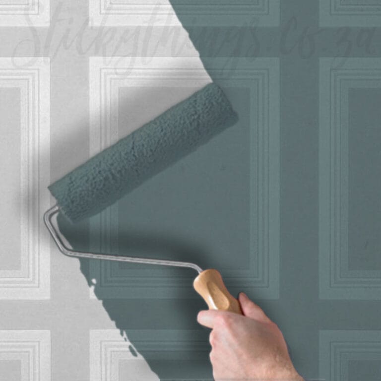 Edwardian Panel Wallpaper in green