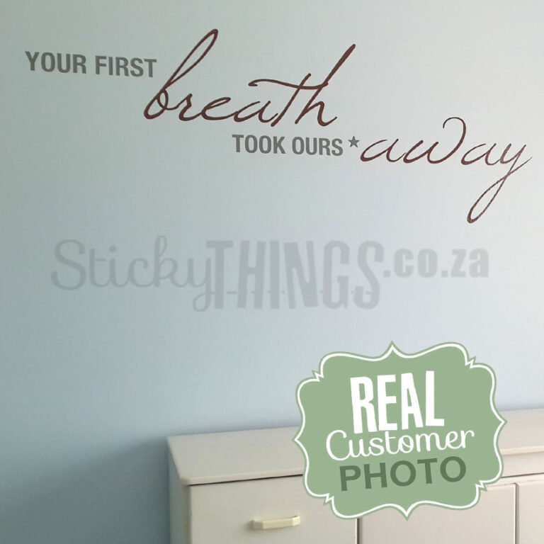 First Breath Wall Art Vinyl
