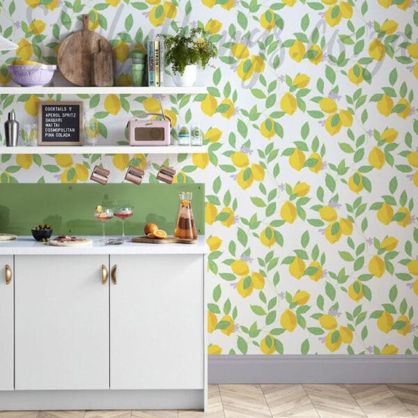 fresh lemons wallpaper
