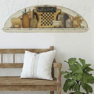 giant arch wall decal in colour
