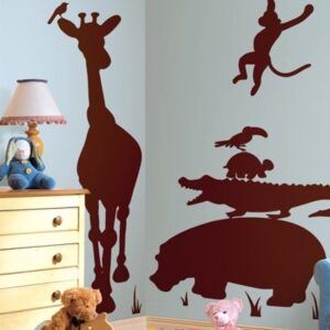 Giant Safari Silhouette Decals