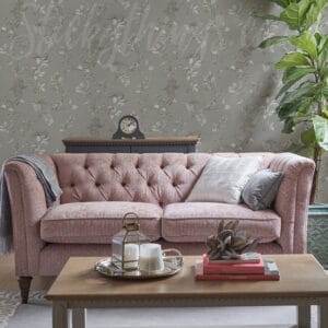 Grey Heritage Branch Wallpaper