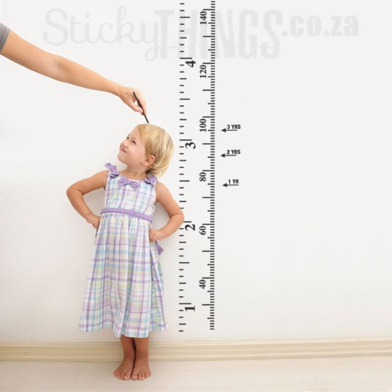 growth chart wall art