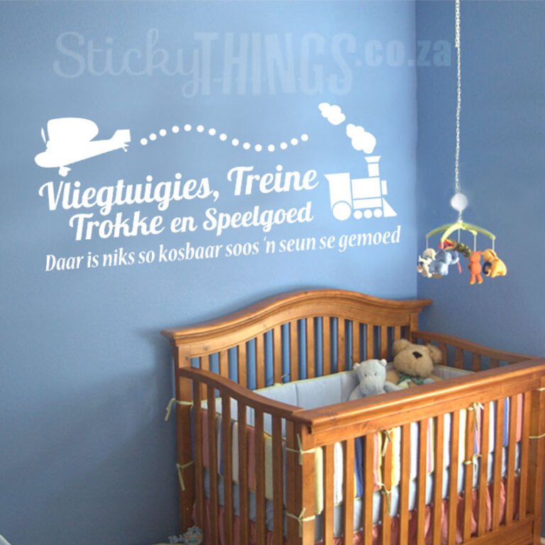 Klein Seun Afrikaans Wall Quote