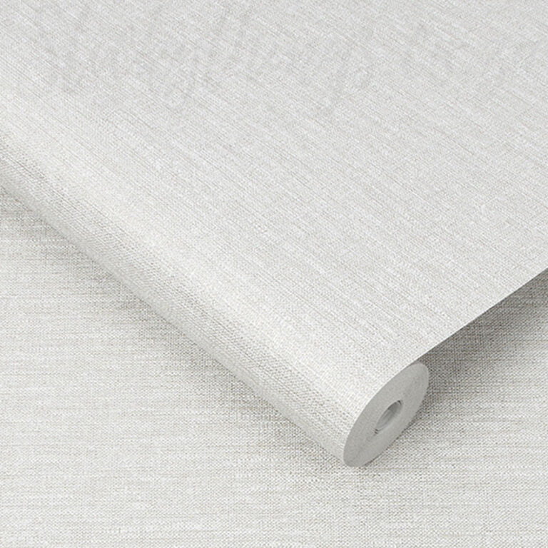 Light Grey Woven Wallpaper