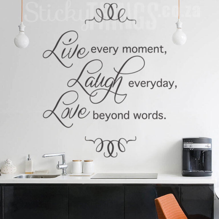 Live Laugh Love Wall Sticker