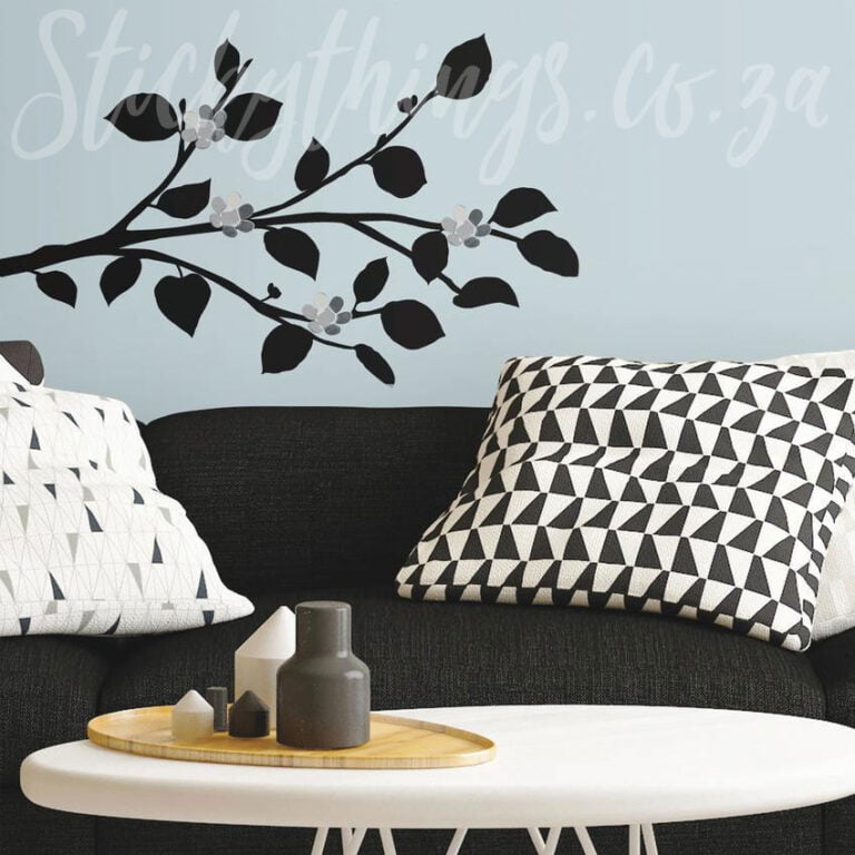 3D bendable mirror flowers branch