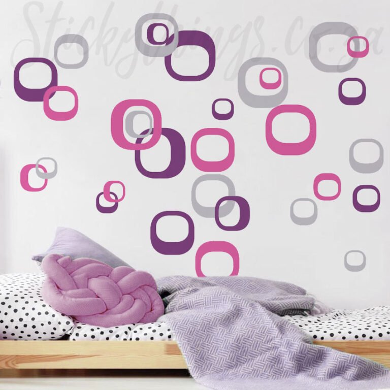 Modern Ovals Wall Decals