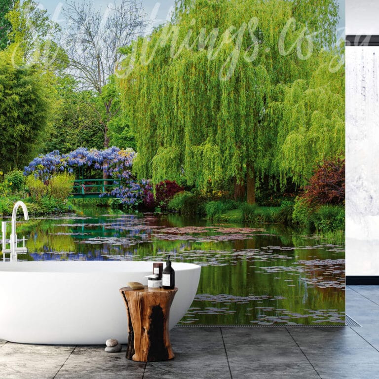 Monets Garden Wall Mural