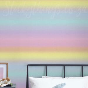 Kids Ombre rainbow wallpaper