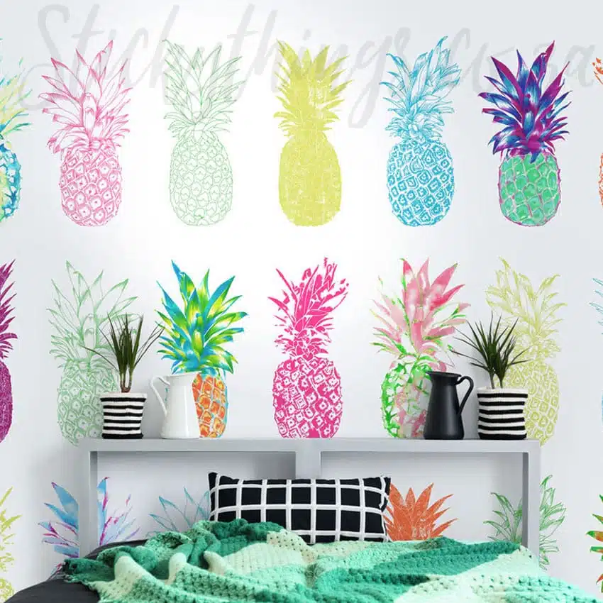 Retro Pineapple Wallpaper Pineapple, Ananas Comosus Vintage Botanicals