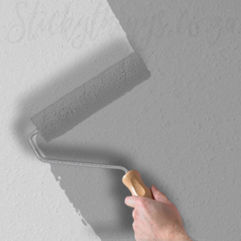 Real woodchip wallpaper