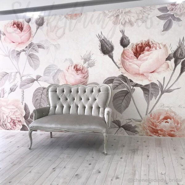 French Botanical Watercolour Mural - Floral La Maison Wall Mural - Image 13