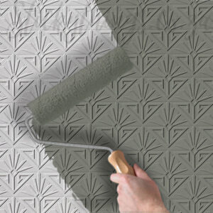Retro Diamonds 3D Wallpaper - Deco Paradiso Paintable Wallpaper