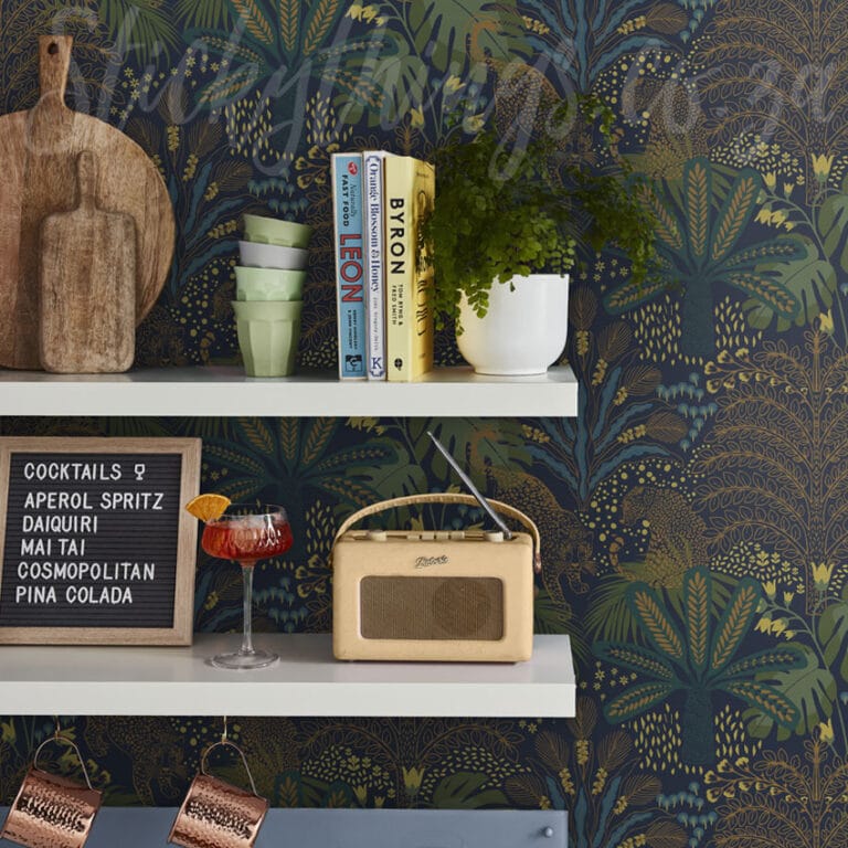 This image shows our Savannah Tropical Wallpaper