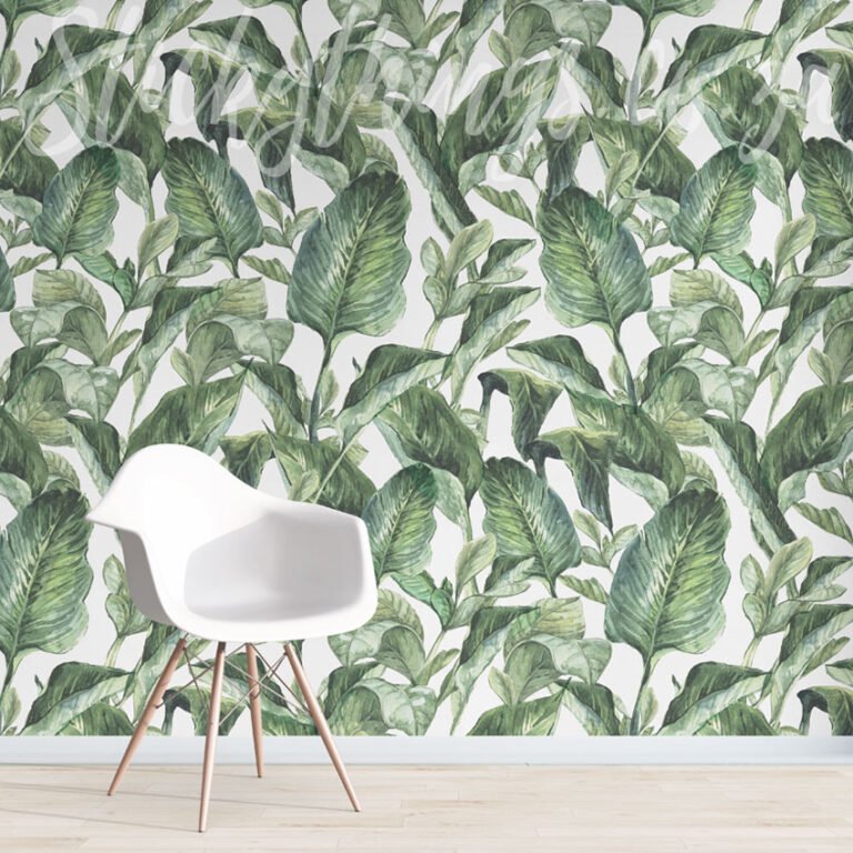 Strelitzia Leaf Wall Mural