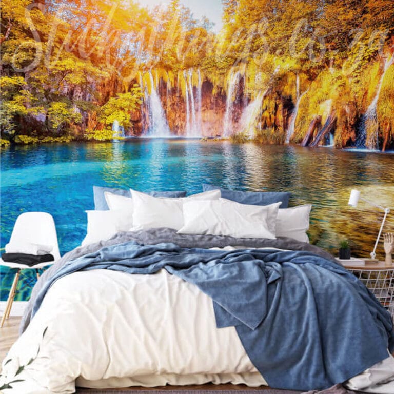 waterfall wall mural