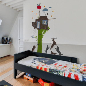 Peel and Stick Boys Tree Cabin Wall Decals