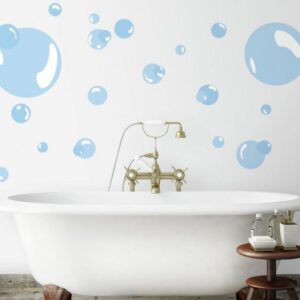 Peel and Stick Bubbles Wall Decals