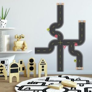 Road Wall Decals in kids bedroom