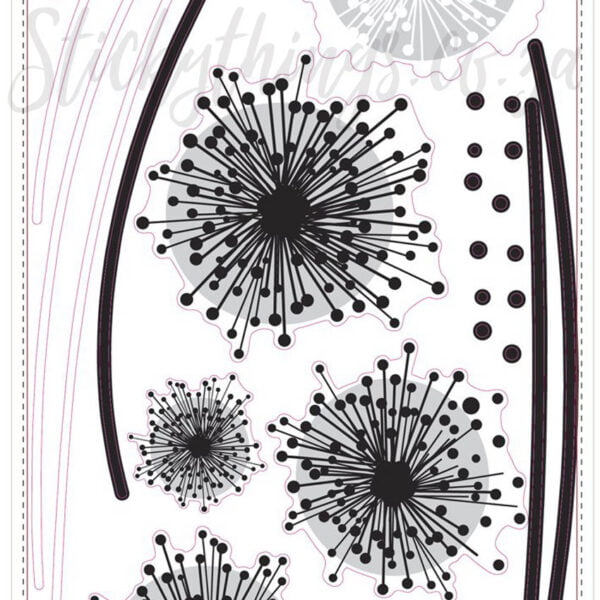 Dandelion Wall Art Decal - Peel and Stick Giant Dandelion Wall Sticker - Image 4