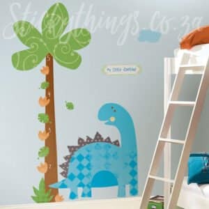 dinosaur growth chart decal