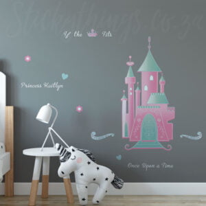 disney princess castle wall sticker