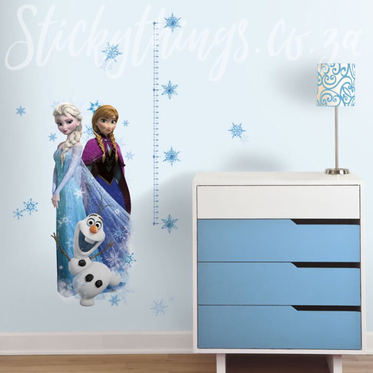 frozen growth chart wall sticker