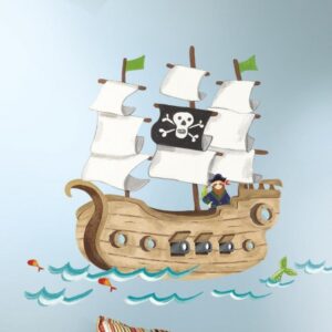 Giant Pirate ship wall sticker