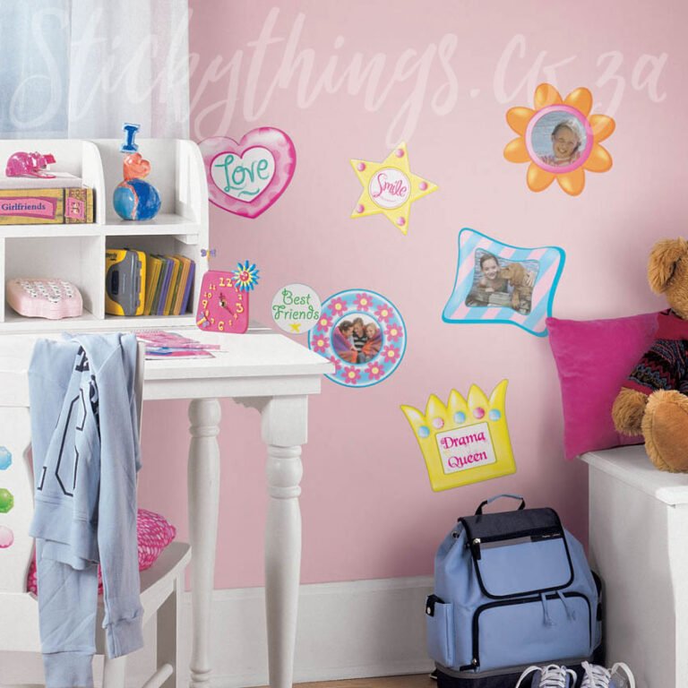 Girls Rule Frames Wall Stickers