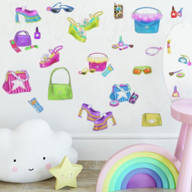 girly girl wall stickers